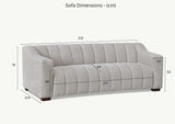 My Fitin Astoria 3 Seater Sofa in Oatmeal Boucle Fabric