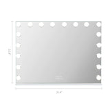 Myfitin Hollywood Glow Mirror with RGB - 18 Dimmable LED Bulbs