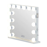 Myfitin Hollywood Mirror Pro - Tabletop or Wall Mount Mirror with 14 Dimmable LED Bulbs